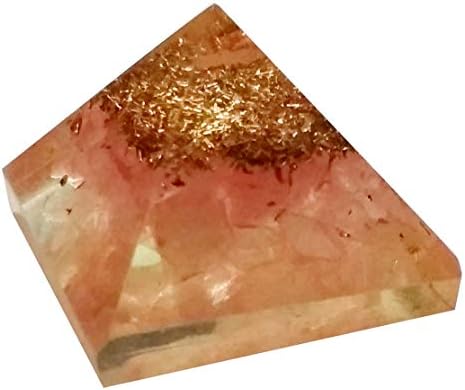 Пирамида од Пурлдип Роуз Кварц Оргон: Среќно заздравување на шармот, божествен духовен кристален камен