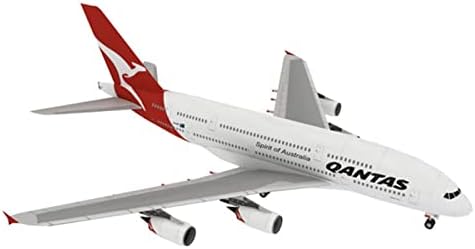 Симулација на хартија за хартија Csyanxing 1/300 A380 Qantas Airways Модел на авиони модел на авиокомпанија рачно изработен