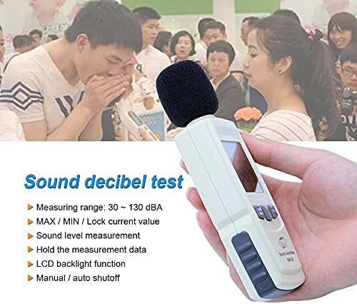 FZZDP дигитален мерач на мерач на мерач на бучава DB Decibel мерач во децибели бучава аудио детектор автоматски микрофон