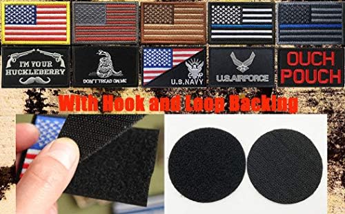 Воена тактичка лепенка на американскиот ветеран “ - Големина 3,15”, поддржувач на прицврстувачи на кука и јамка - додаток за облека, јакни, фармерки, капа, ранци, униф?