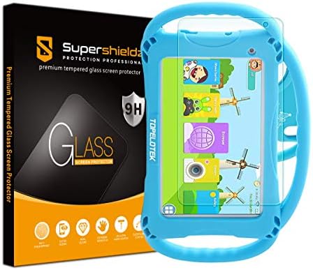 SuperShieldz дизајниран за Topelotek Kids Tablet 7 инчи заштитено стакло заштитник на стакло, анти -гребење, без меурчиња, без