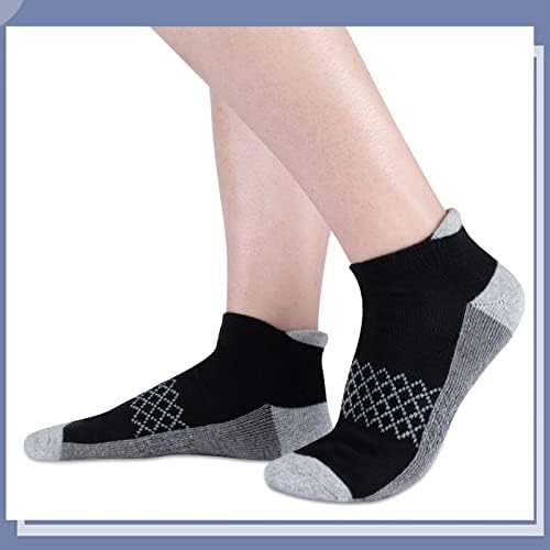 12 Пара Момчиња Чорапи 4-6 6-8 8-10 Години Атлетски Чорапи Со Низок Крој За Деца Половина Амортизирани Памучни Чорапи