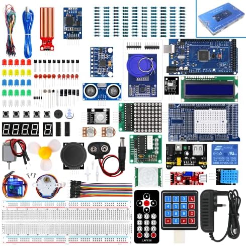 Lafvin Mega 2560 Kit Starter Kit for Mega328 Nano со упатство компатибилен со Arduino IDE