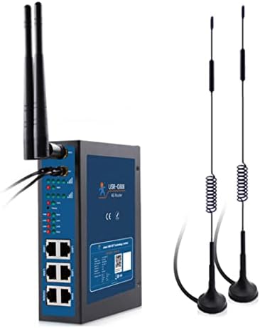 USR-G808 Мулти мобилен рутер Двојна SIM картичка Индустриски WiFi 4G LTE 10/100Mbps VPN/APN Безбедно мрежно поврзување со безжично