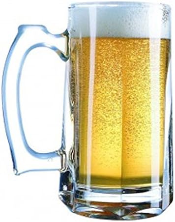 Џиновска Кригла За Пиво 28 Унци Персонализирано Пиво Штајн - БИДЕТЕ СМИРЕНИ И ИСПИЈТЕ ПИВО СО ПУТЕР