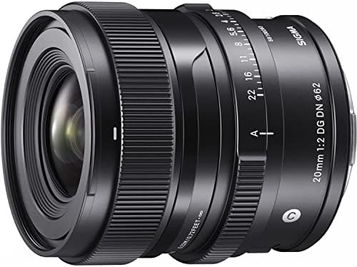 Sigma 20mm F2 DG DN Современа Леќа За Sony E-Mount Камери Без Огледала Со Целосна Рамка 490965 Пакет Со Деко Опрема За Фотографирање Ранец + УВ Поларизатор FLD Филтер Комплет И Додато?