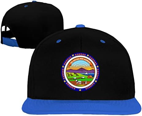 Хифенли Канзас државно знаме хип -хоп капа за трчање капи момчиња девојчиња капи бејзбол капи