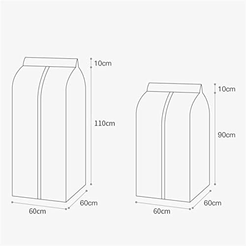 Hjmax Облека Покритие За Гардероба За Чување Торба 2 Пакет, Прашина Палта Одговара Јакни Заштитник, Виси Облека Покрие Облека
