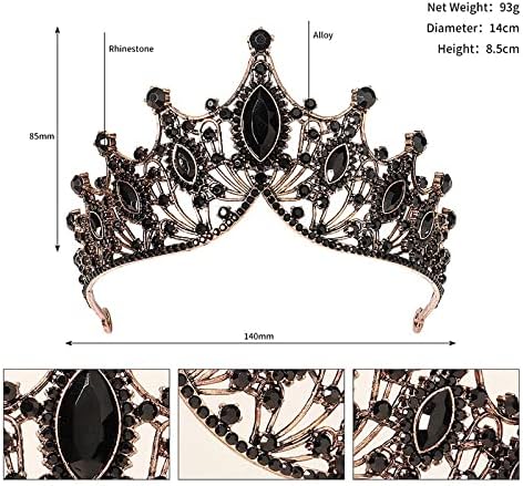 накит за коса круна дијадеми за жени Круна Дијадеми и Круни За Жени Додатоци Накит За Коса Глава Матурска Облека
