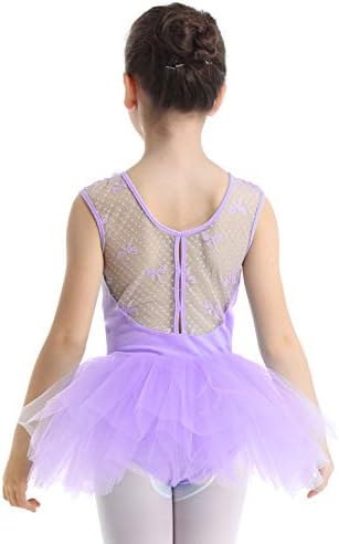 Agoky Girls Lace Lace U-облик на Gymnistic Camisole Leotard Baletard Dance Fasure Tutu Scarirt Balerina Dancing Costumes