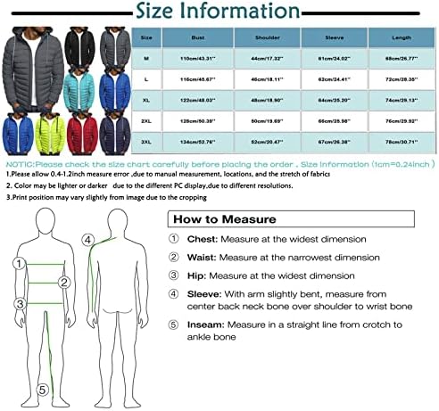 Зимски јакни на Ymosrh, машка есенска патент затоплување, загреано јакна за пакувања со светло палто за мажите за мажи