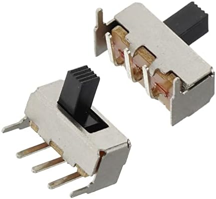 Micro Switch RFXCOM 10PCS SS12F23 SS12F23VG5 0,5A 50V прекинувач за превртување 3PIN 1P2T 90 степени за криви игла за ливче за ливче рачка висока