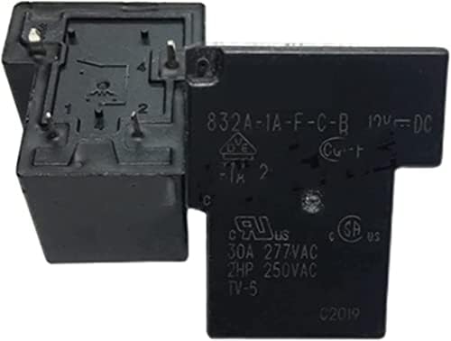 Xiangbinxuan Relay 10pcs/lot Ново реле 832A-1A-F-C-B-12VDC 832A-1A-F-C-B-24VDC 832A-1A-F-C-B 12V 832A 1A F C B DC12V 4PIN 30A 12V 24V