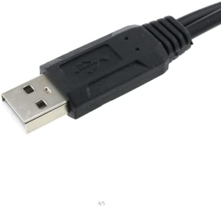 SJZBIN 2PCS машки до 2 женски USB A 2,0 машки до двојно USB женски Jackек и сплитер за полнење кабел за лаптоп, автомобил, пренос