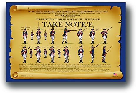 Повик на оружје на генералот Вашингтон - Пласмамат Превод на револуционерниот постер за револуционерна војна