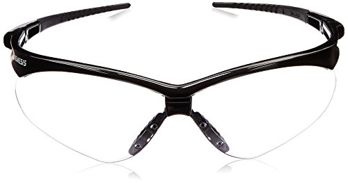 Безбедност на Кимберли Кларк 25676 V30 Немезис Безбедност на очила, јасни леќи, црна рамка