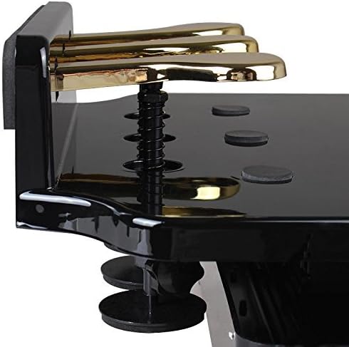 Клупа за проширување на педалот за прилагодување на пијано за деца, дизајн со 3 педали