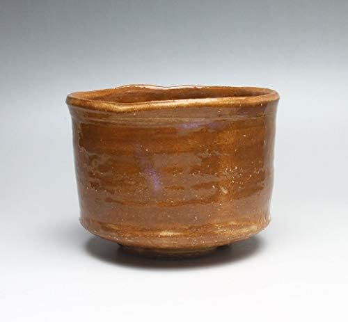 Matchabowl Teabowl Chawan направен од Казуса Носака. Јапонски традиционален керамички хагивер.