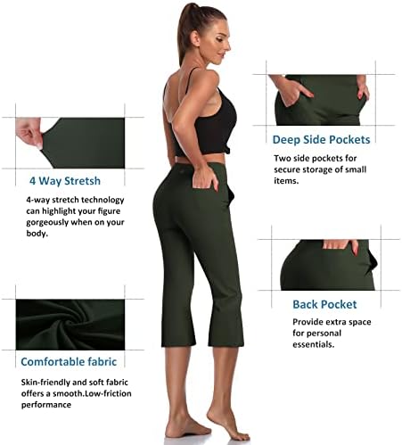 Дневен подигач јога панталони за жени за контрола на стомак