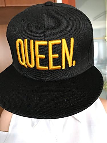 Вендиву хип-хоп капи Кинг и кралица 3Д извезени loversубовници парови на Snapback caps прилагодливи