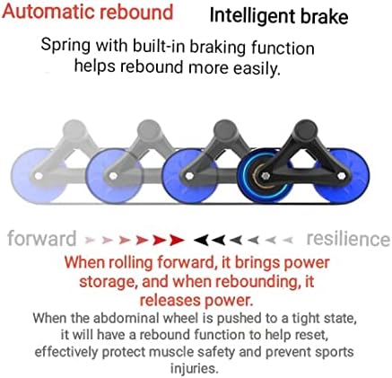 Фитнес опрема, абдоминално тркало, автоматско враќање на абдоминалното тркало, опрема за вежбање на стомакот, домашна салата,