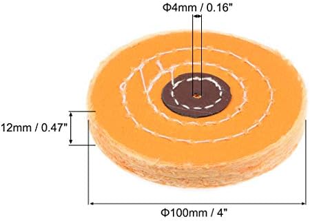 4-инчен памучен подлога за полирање на тркалото за мелница за клупи