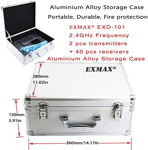 EXMAX EXD - 101 2.4 GHz Безжична Црковна Преведувачка Опрема За Самит, Хаџ, Предавања, Семинари И Други Активности За Учење, Специјална Обука