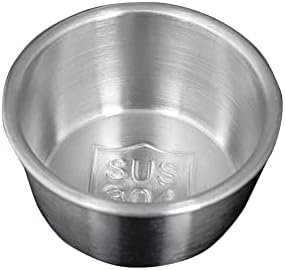 1 парчиња 304 не'рѓосувачки челик чаша чаша кечап за натопување сад за зачинување на чинија за мезе за мезе Контејнер кујнски алати за