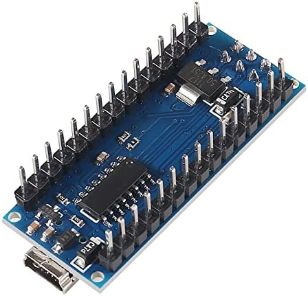 2-пакет Нано табла, Д-Флејф за Нано v3.0 Atmega328P CH-340 Одбор за развој без кабел мини USB порта со заглавија на пино